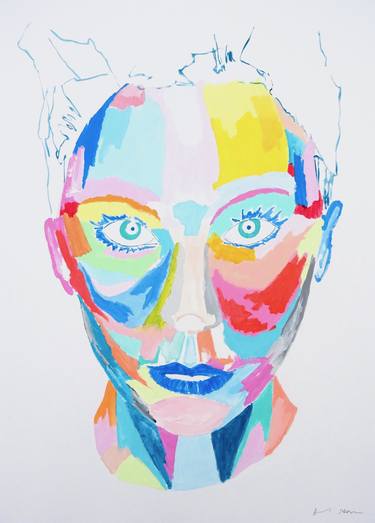 Original Pop Art Women Paintings by Andy Shaw