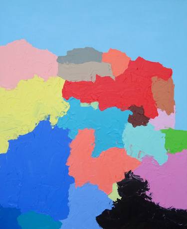 Original Pop Art Abstract Painting by Andy Shaw