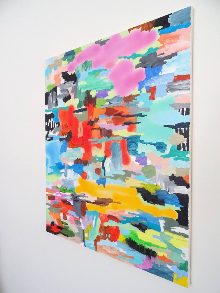 Original Pop Art Abstract Painting by Andy Shaw