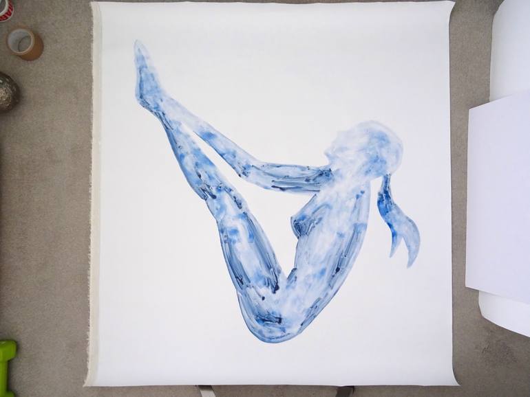 Original Figurative Women Painting by Andy Shaw