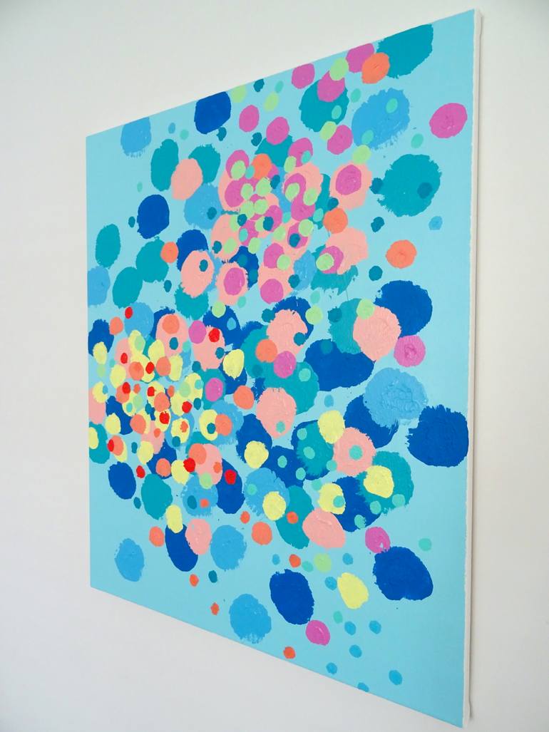 Original Pop Art Abstract Painting by Andy Shaw
