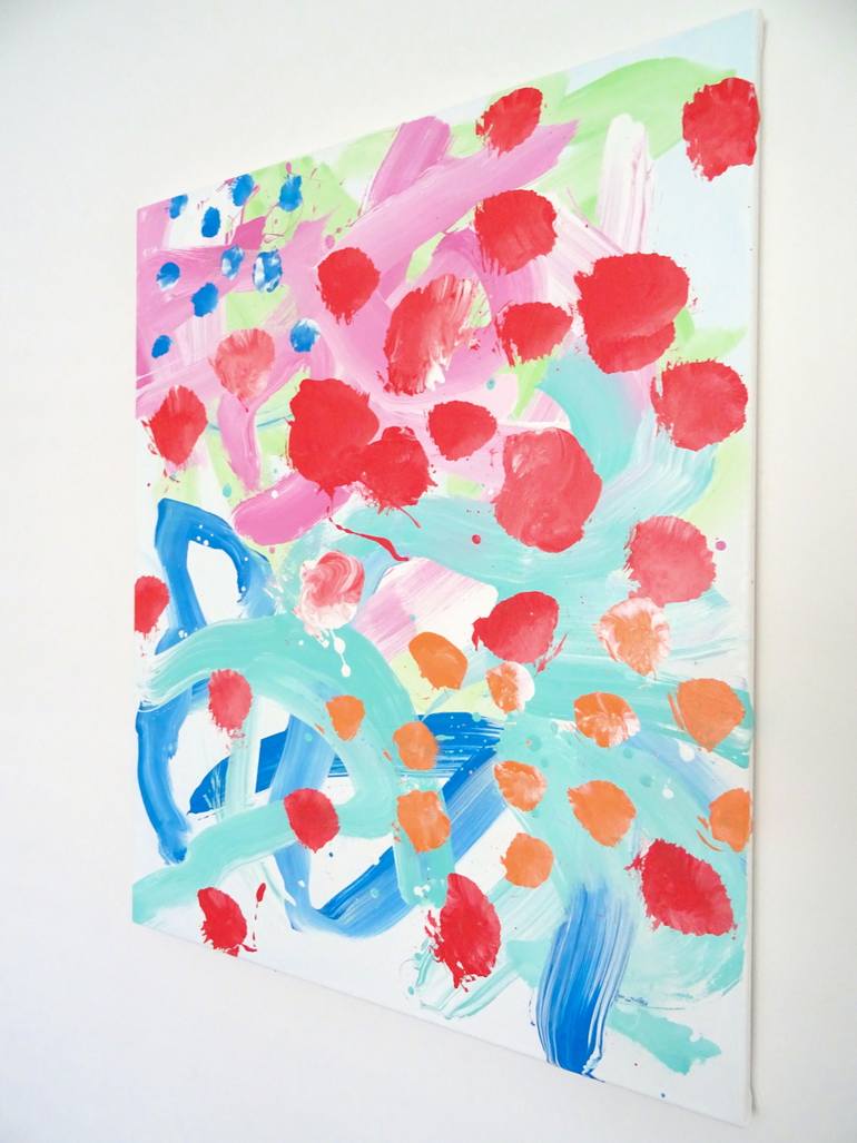 Original Pop Art Abstract Painting by Andy Shaw