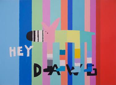 Original Pop Art Dogs Paintings by Andy Shaw