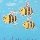 Bumblebees Over Lavender by Andy Shaw