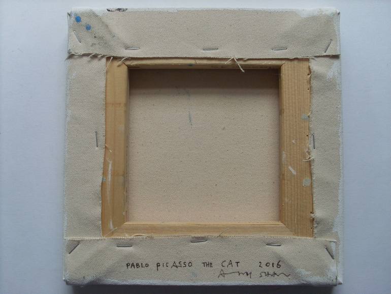 Original Illustration Cats Painting by Andy Shaw