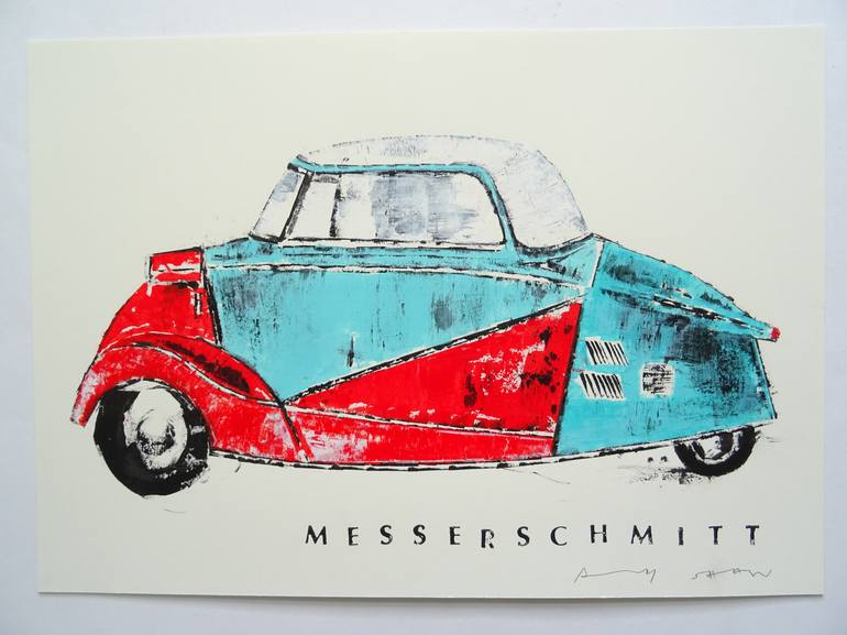 Original Car Painting by Andy Shaw