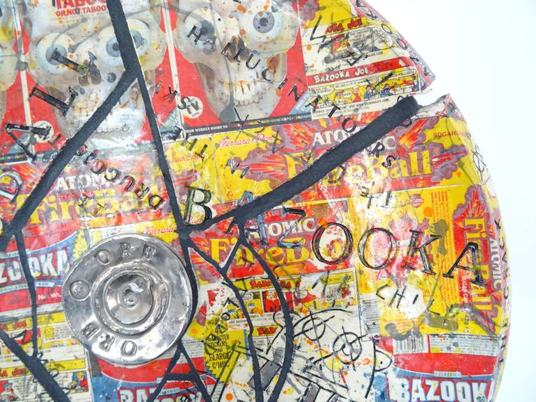 Original Abstract Pop Culture/Celebrity Sculpture by Andy Shaw