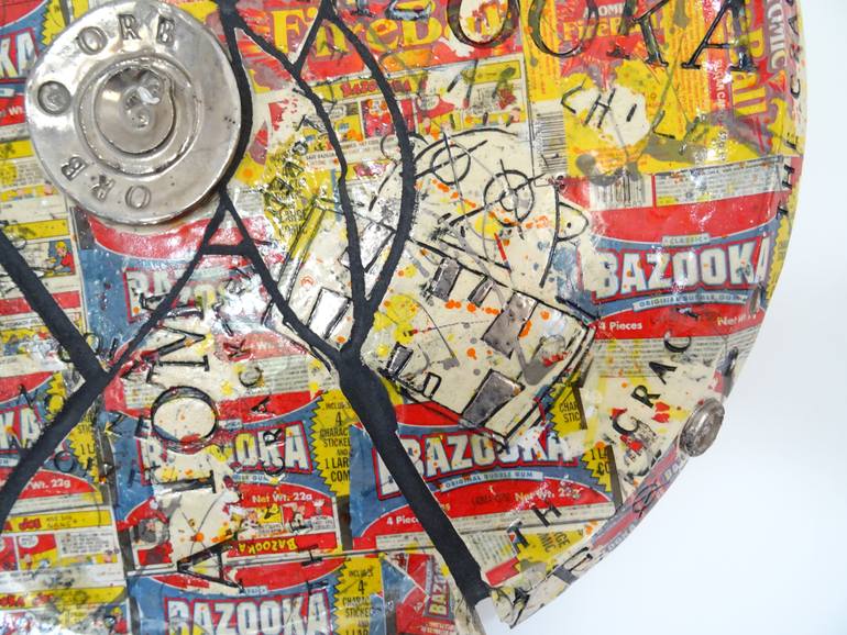 Original Abstract Pop Culture/Celebrity Sculpture by Andy Shaw