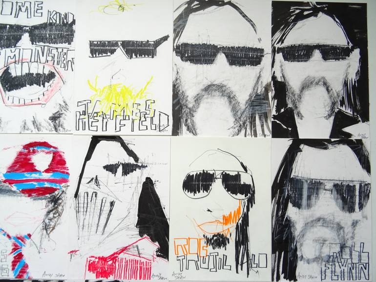 Original Documentary Music Drawing by Andy Shaw