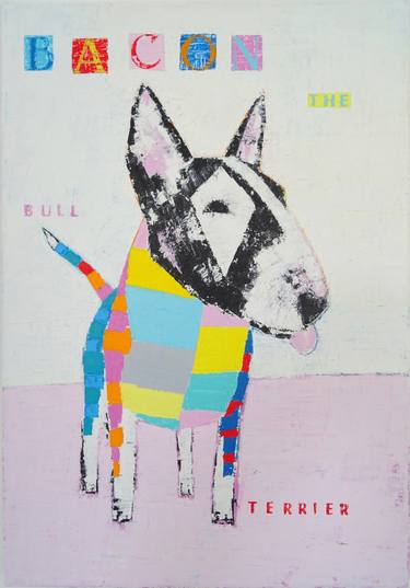 Print of Fine Art Dogs Paintings by Andy Shaw