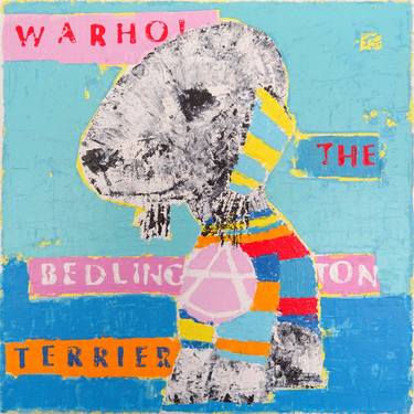 Andy Warhol the Bedlington Terrier Dog thumb