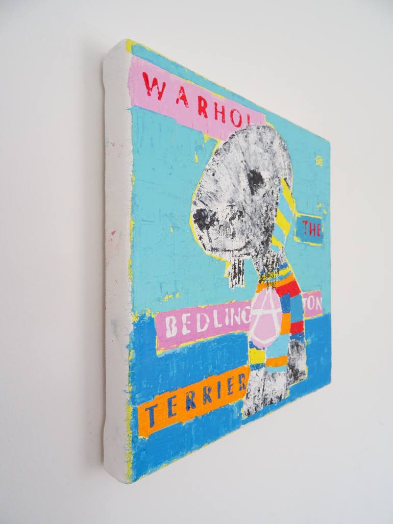 Original Folk Dogs Painting by Andy Shaw