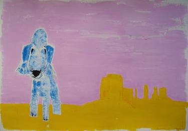 Monument Valley Bedlington Terrier Dog thumb