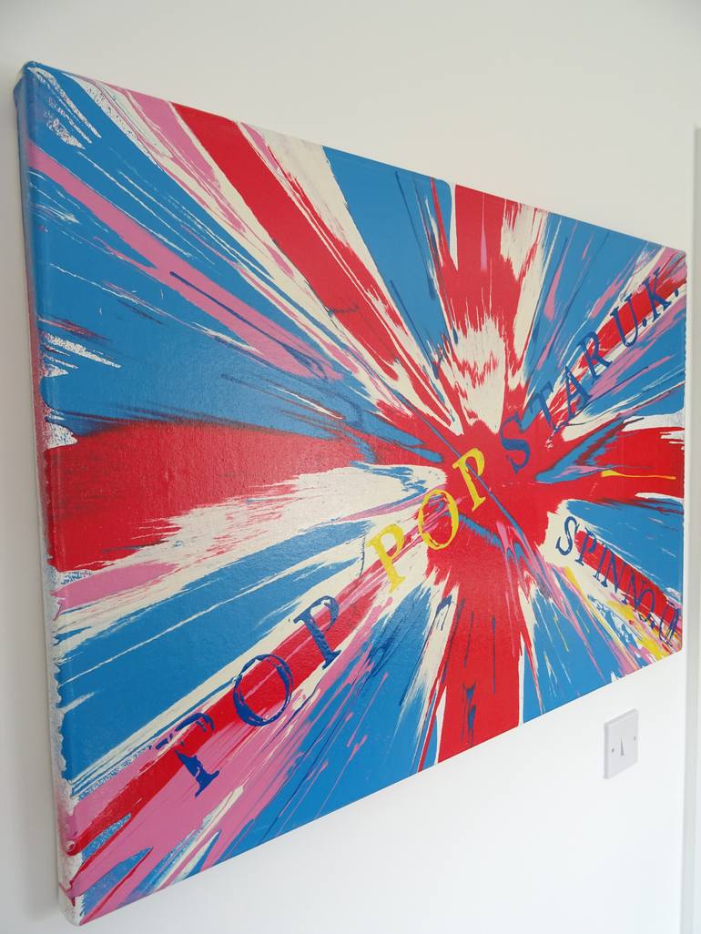 Original Fine Art Abstract Painting by Andy Shaw