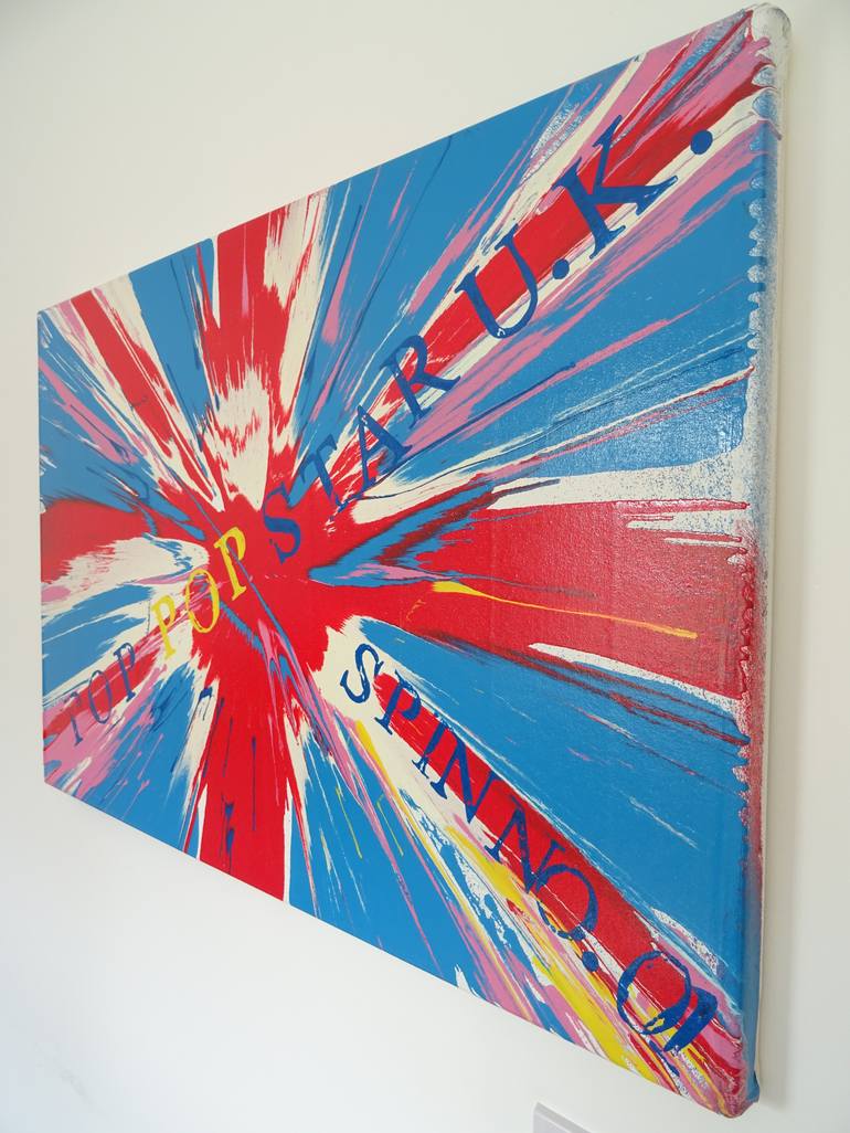 Original Fine Art Abstract Painting by Andy Shaw