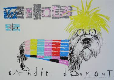 Print of Fine Art Dogs Drawings by Andy Shaw