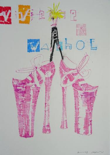 Andy Warhol in Vivienne Westwood Shoes thumb