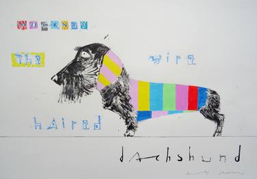 Print of Pop Art Dogs Drawings by Andy Shaw