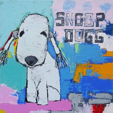 Print of Dogs Paintings by Andy Shaw