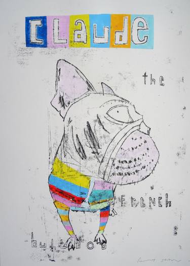 Print of Dogs Drawings by Andy Shaw