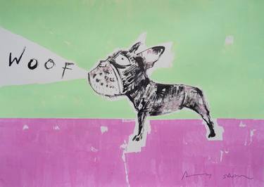 Print of Pop Art Dogs Paintings by Andy Shaw