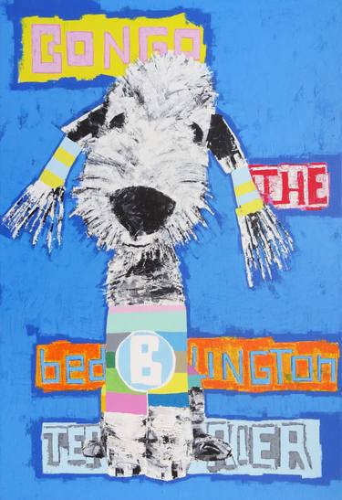 Print of Pop Art Dogs Paintings by Andy Shaw