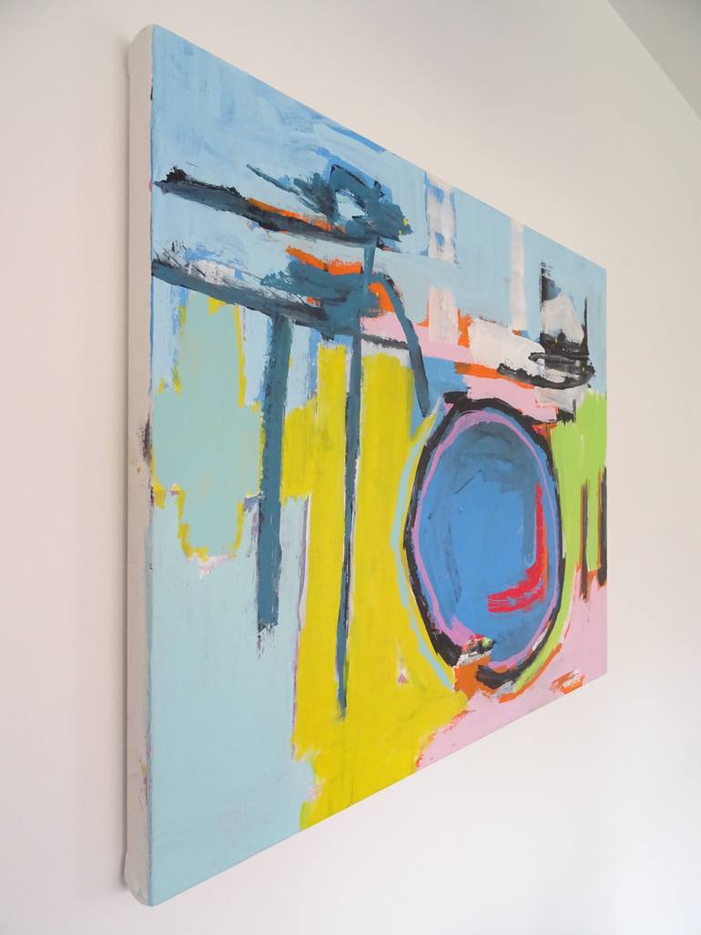 Original Abstract Expressionism Abstract Painting by Andy Shaw