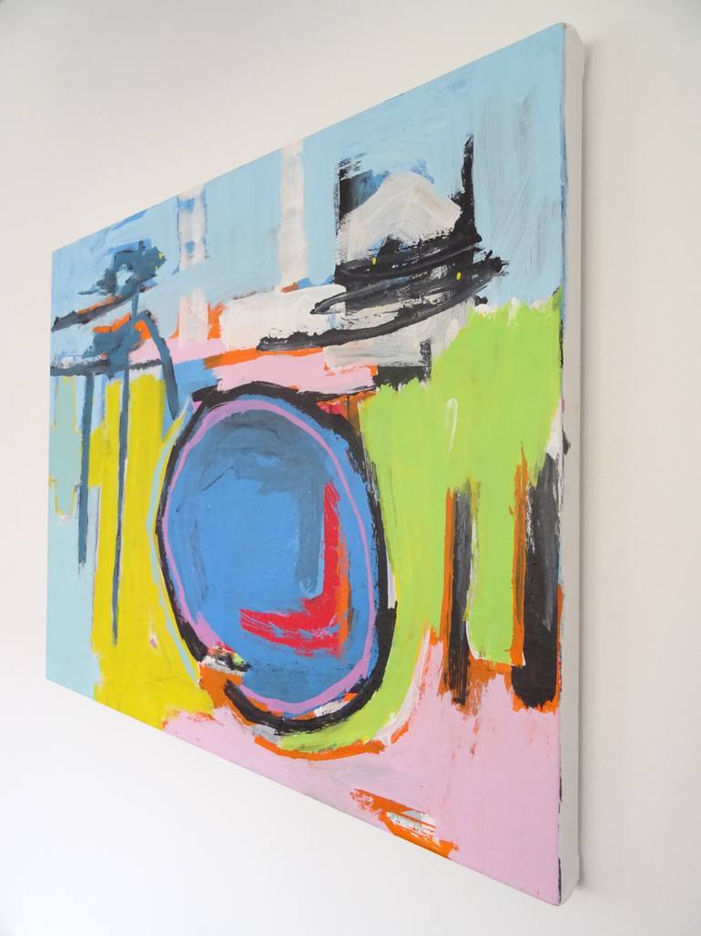 Original Abstract Expressionism Abstract Painting by Andy Shaw