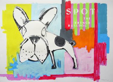 Original Pop Art Dogs Paintings by Andy Shaw