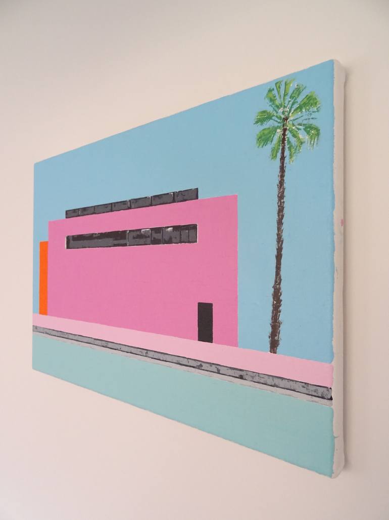 Original Minimalism Architecture Painting by Andy Shaw