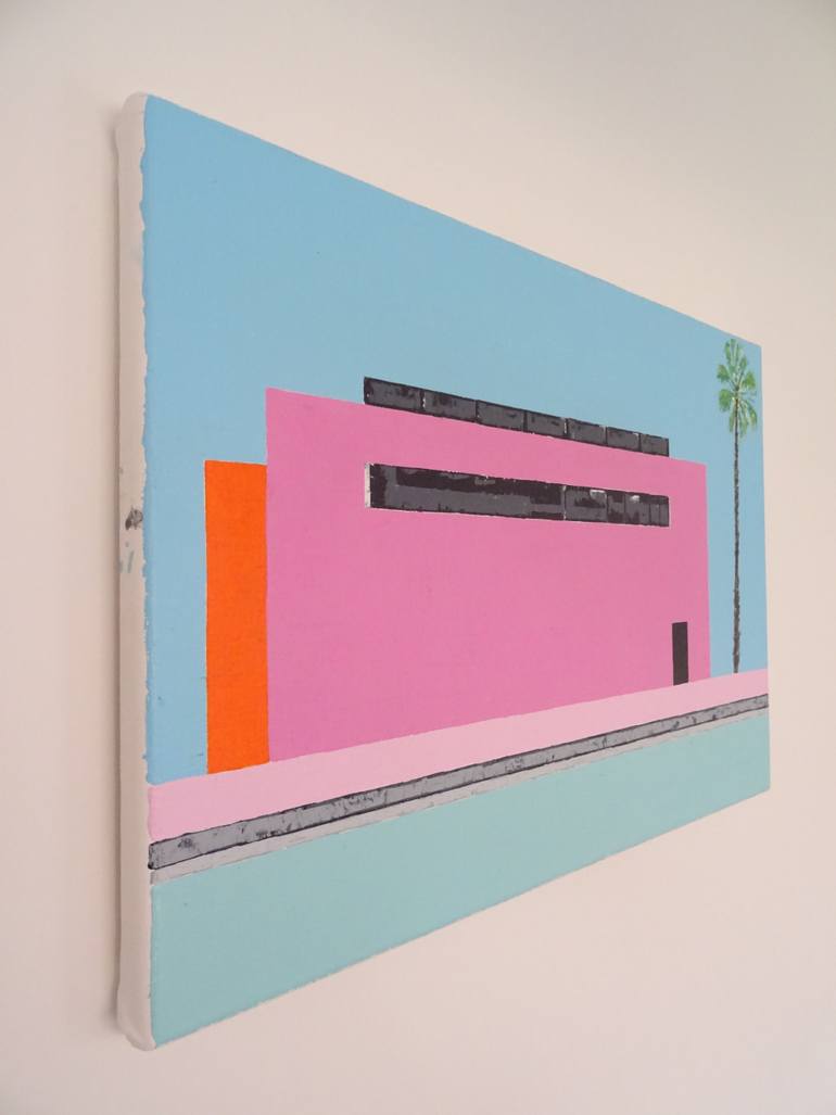 Original Minimalism Architecture Painting by Andy Shaw