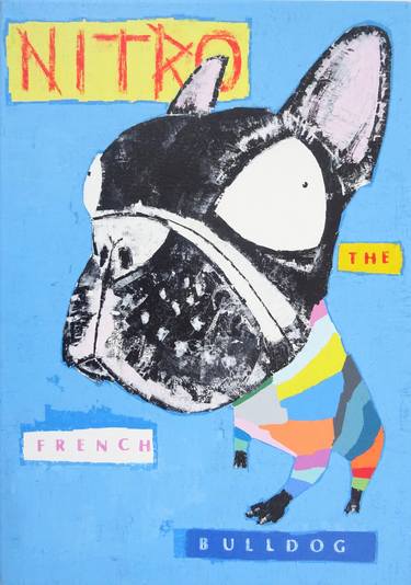 Print of Dogs Paintings by Andy Shaw