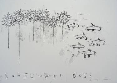 Print of Floral Drawings by Andy Shaw
