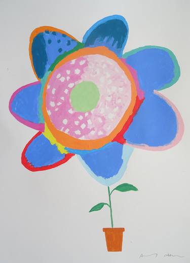 Print of Pop Art Floral Paintings by Andy Shaw