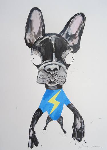 Print of Pop Art Animal Paintings by Andy Shaw