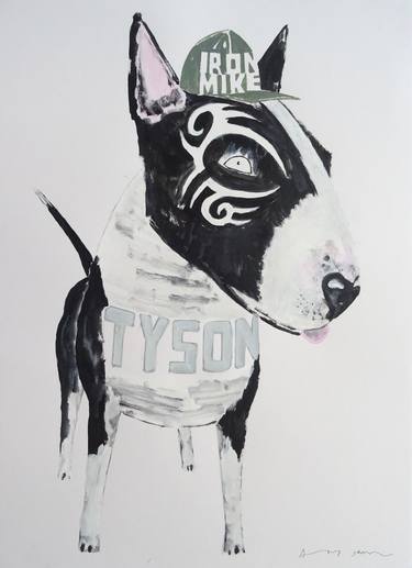 Original Pop Art Dogs Paintings by Andy Shaw