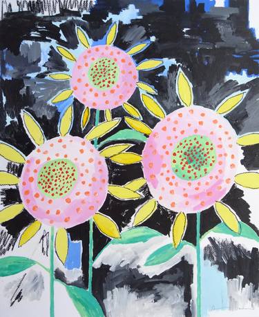 Print of Pop Art Floral Paintings by Andy Shaw