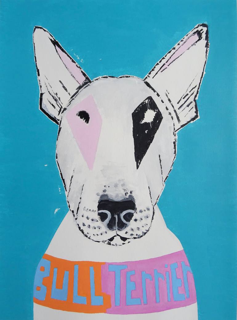 Print of Pop Art Dogs Paintings by Andy Shaw