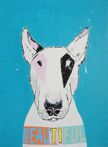 Print of Pop Art Dogs Paintings by Andy Shaw