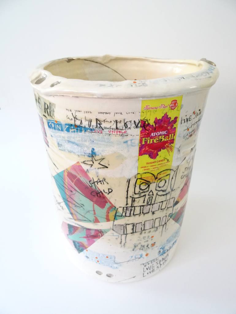 Original Pop Art Graffiti Sculpture by Andy Shaw