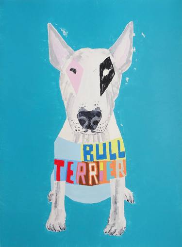 Print of Pop Art Dogs Paintings by Andy Shaw