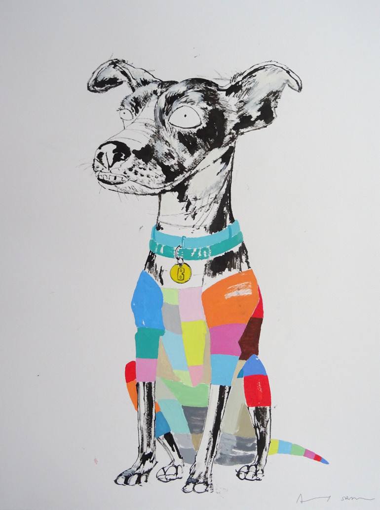 Print of Abstract Animal Painting by Andy Shaw