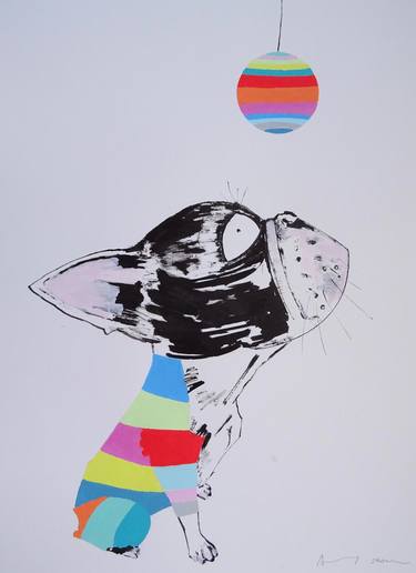 Print of Pop Art Animal Paintings by Andy Shaw