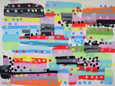 Original Pop Art Abstract Paintings by Andy Shaw