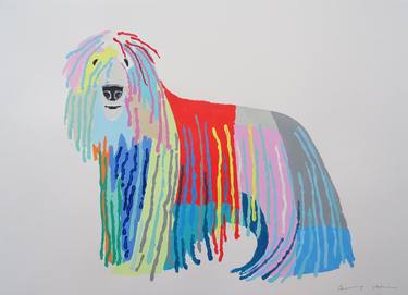 Original Pop Art Dogs Paintings by Andy Shaw