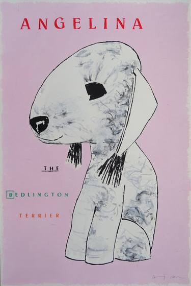 Original Abstract Dogs Drawings by Andy Shaw