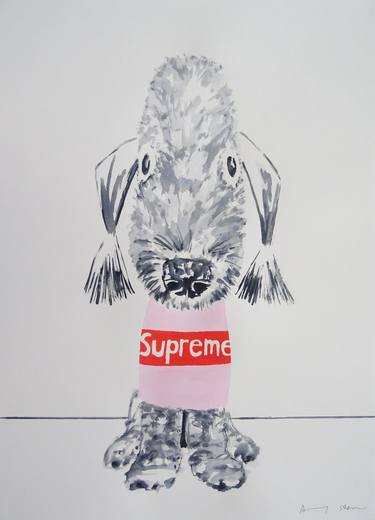 Original Pop Art Dogs Paintings by Andy Shaw