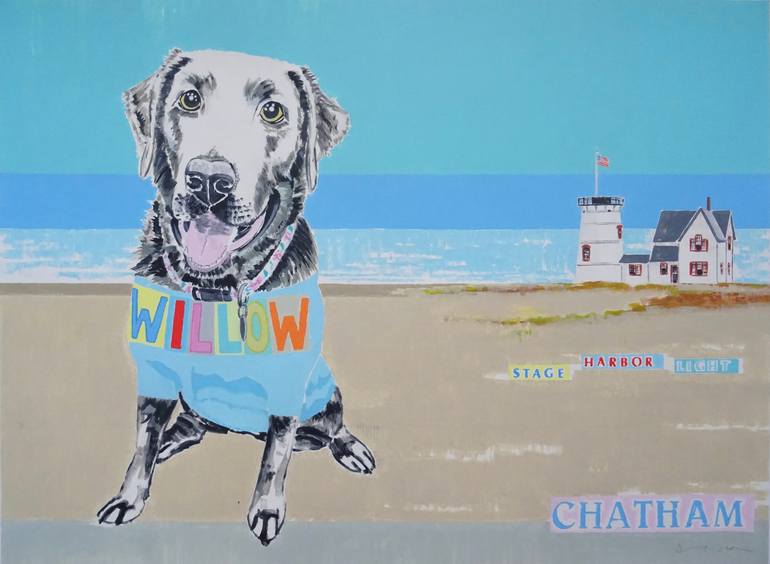 Print of Pop Art Dogs Painting by Andy Shaw