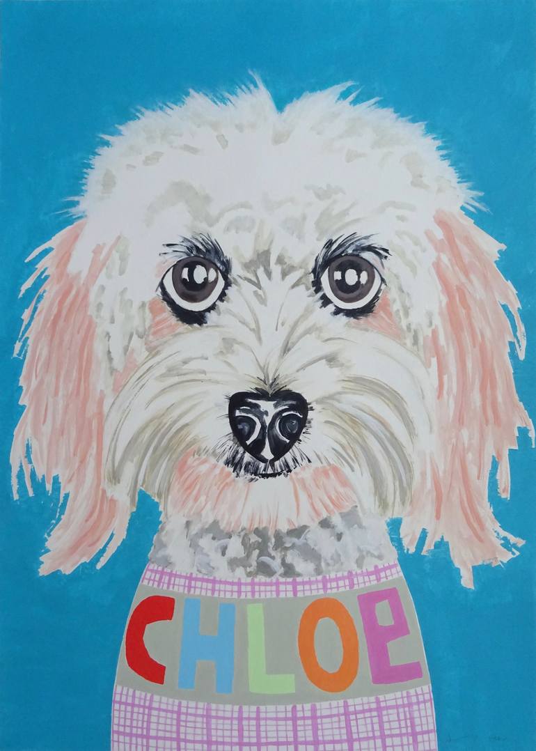 Print of Pop Art Dogs Painting by Andy Shaw