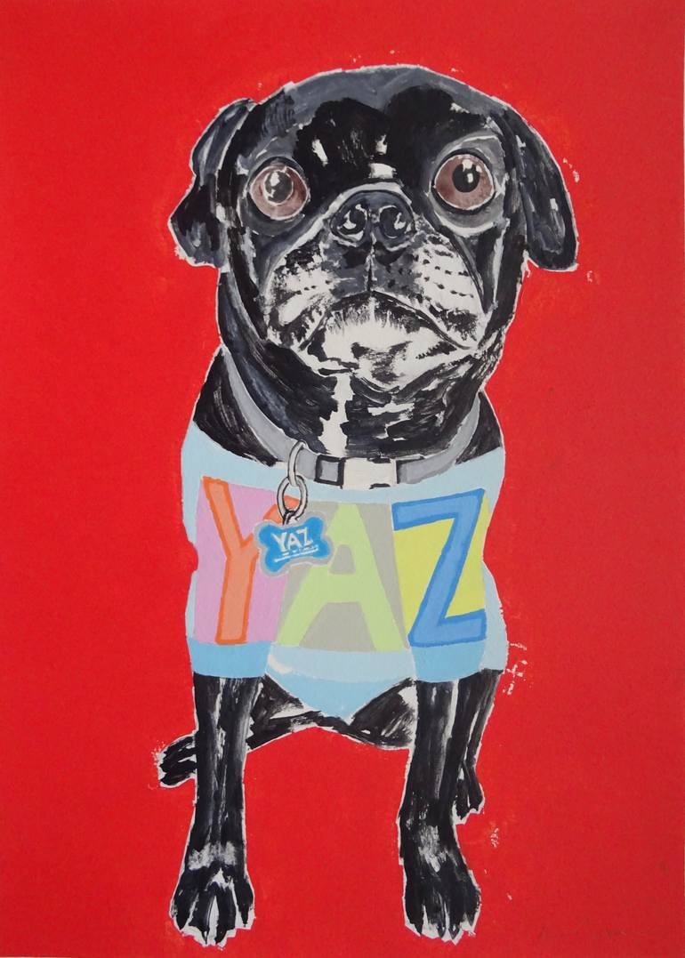 Print of Pop Art Dogs Painting by Andy Shaw